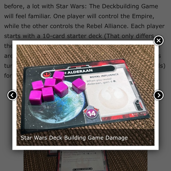 NWT board game - Star Wars: the deck building game - Picture 7 of 7